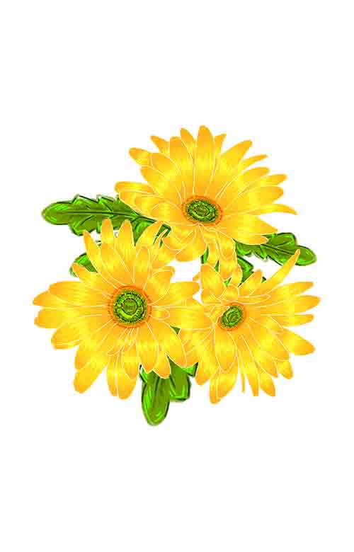 黄色荧光
