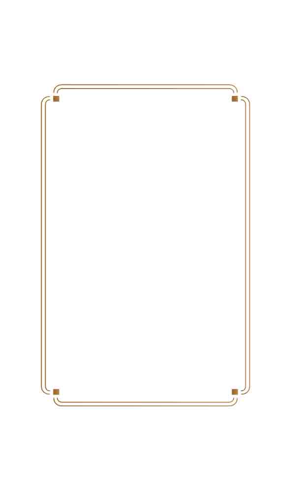 中国风简约烫金边框_元素编号13610105