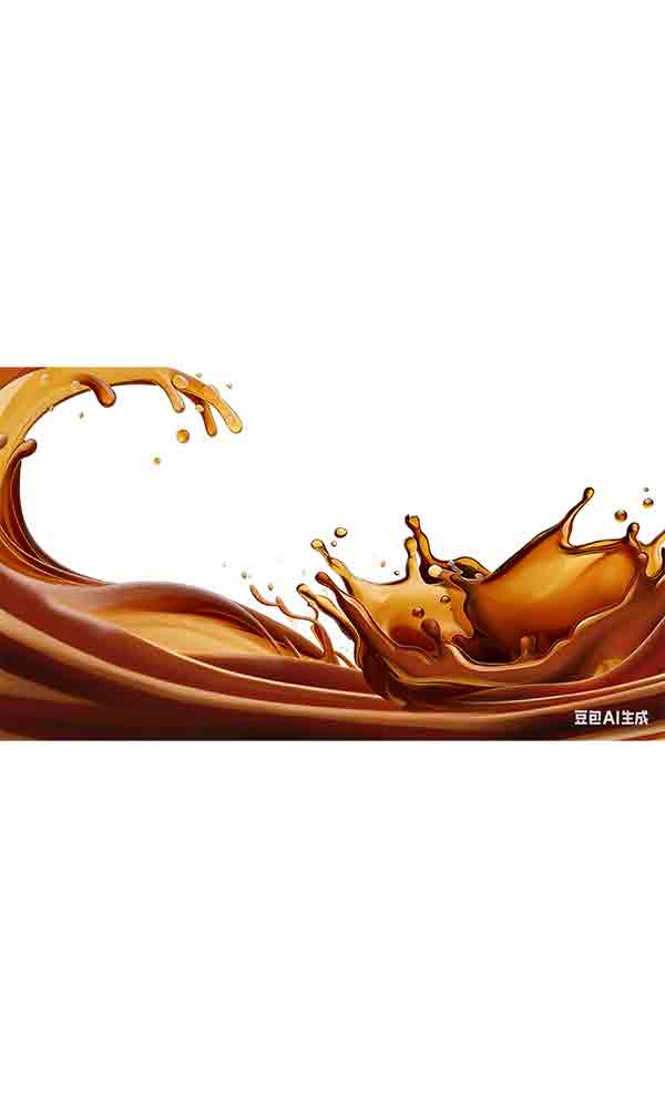 飞溅的咖啡汁水